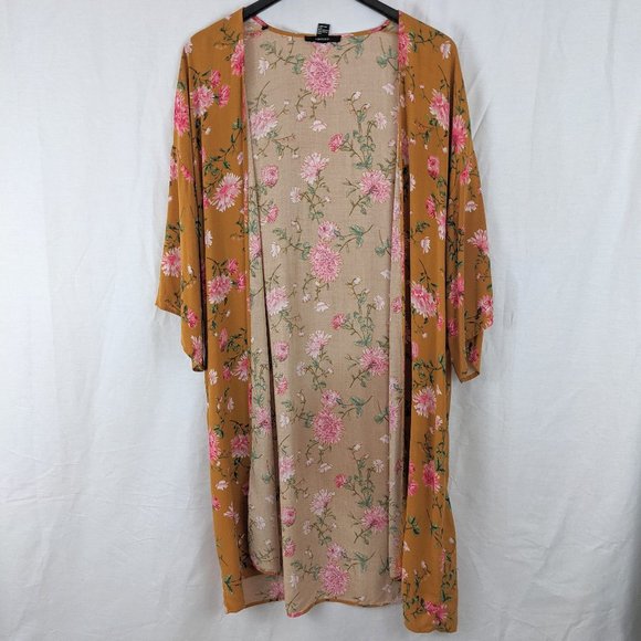Forever 21 Tops - *SALE 2 for 22* F21 Floral Kimono Sz S